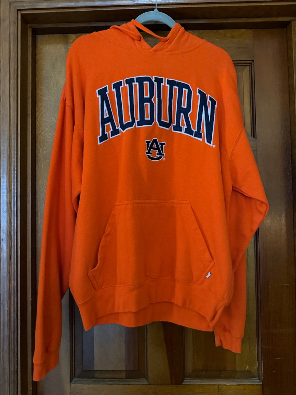 J. America Orange Auburn Pullover Hoodie